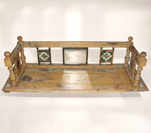 Vintage Painted Swing Bench