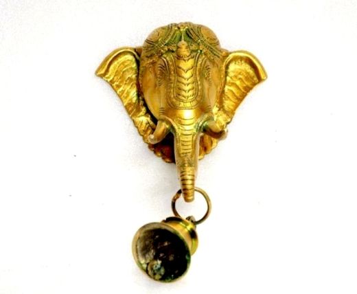 Solid Brass Elephant Knocker