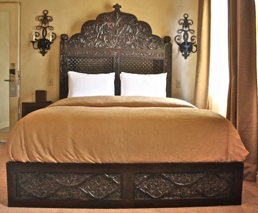Indian Style Wooden Headboards Frames for Beds Worldcraft
