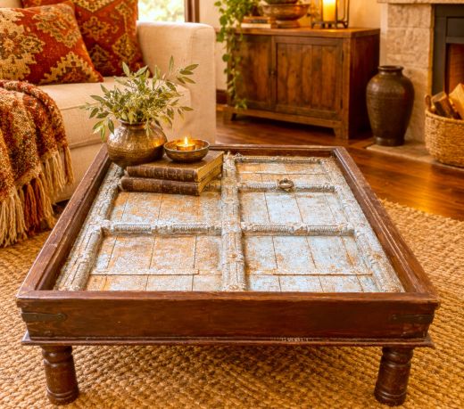 Vintage Door Coffee Table