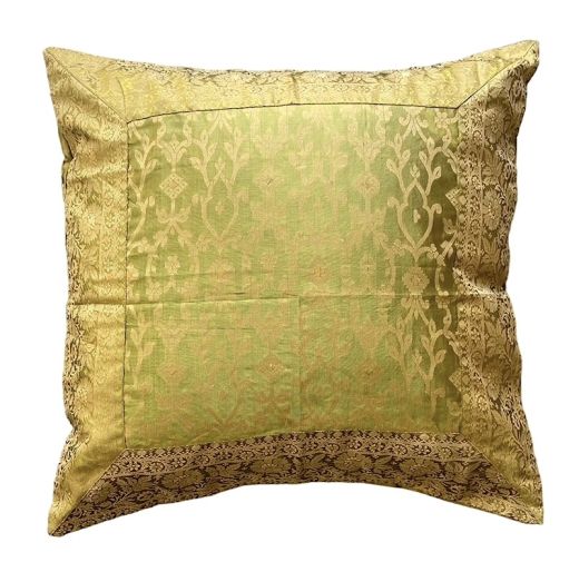 Sari Pillow Covers, Green