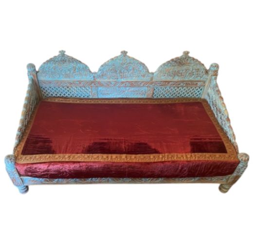 Burgundy Velvet Mattress Cover