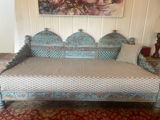 Grey Paisley Mattress Cover