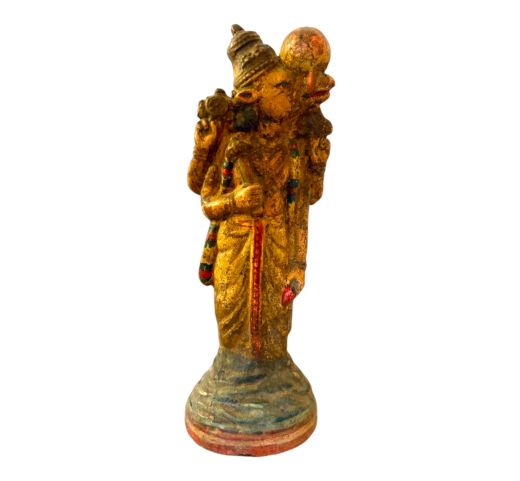 Clay Hindu Vishnu Varaha Statue, Vintage