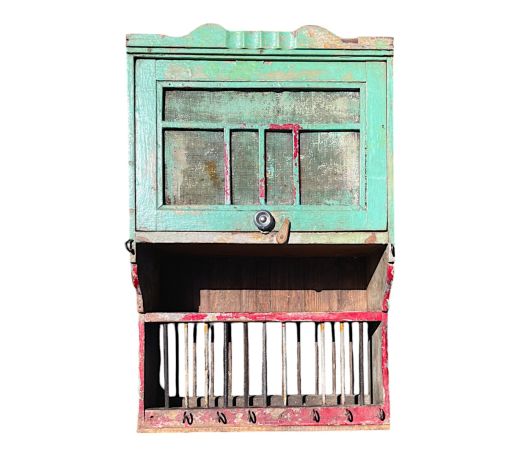 Vintage Teak Letter Holder