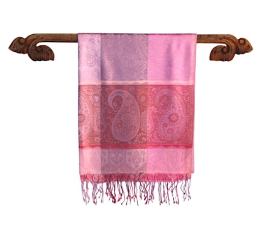 Silk Pashmina Shawl, Mauve
