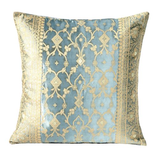 Kela Sari Pillow Covers, Blue Grey