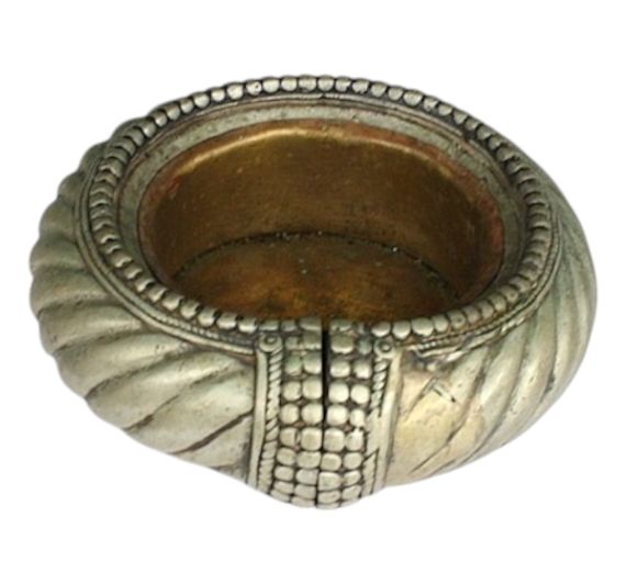 Beaded Brass Candle Holder - Worldcraft Industries
