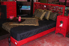 Indian Carved Bed