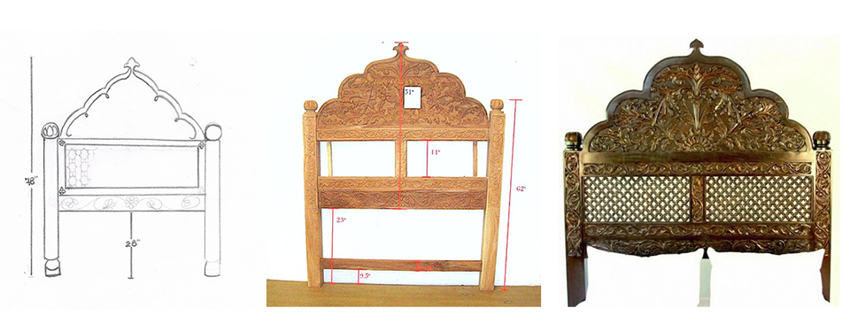 Moorish Arch Headboard