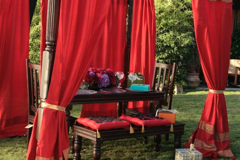 Indian Sari Art Silk Curtains